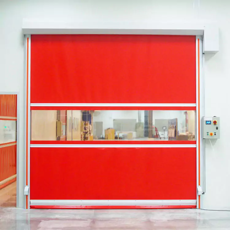 အလိုအလျောက် Induction Pvc Rapid Roller Door