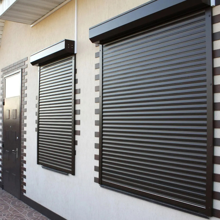 အလိုအလျောက် roller shutter မုန်တိုင်း dertical roller shutter တံခါးကို rated