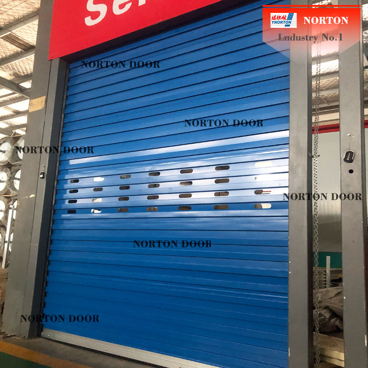 Galvanized သံမဏိ roller shutter တံခါး